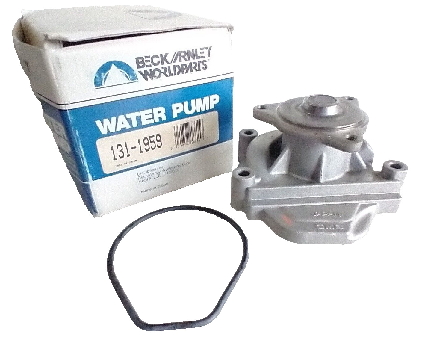 Engine Water Pump with Gasket Vintage BECK/ARNLEY GMB 131-1959 (Made in Japan)