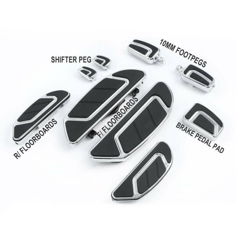 Floorboard Brake Pedal Shift Pegs Fit For Harley Touring Street Road Glide 86-Up