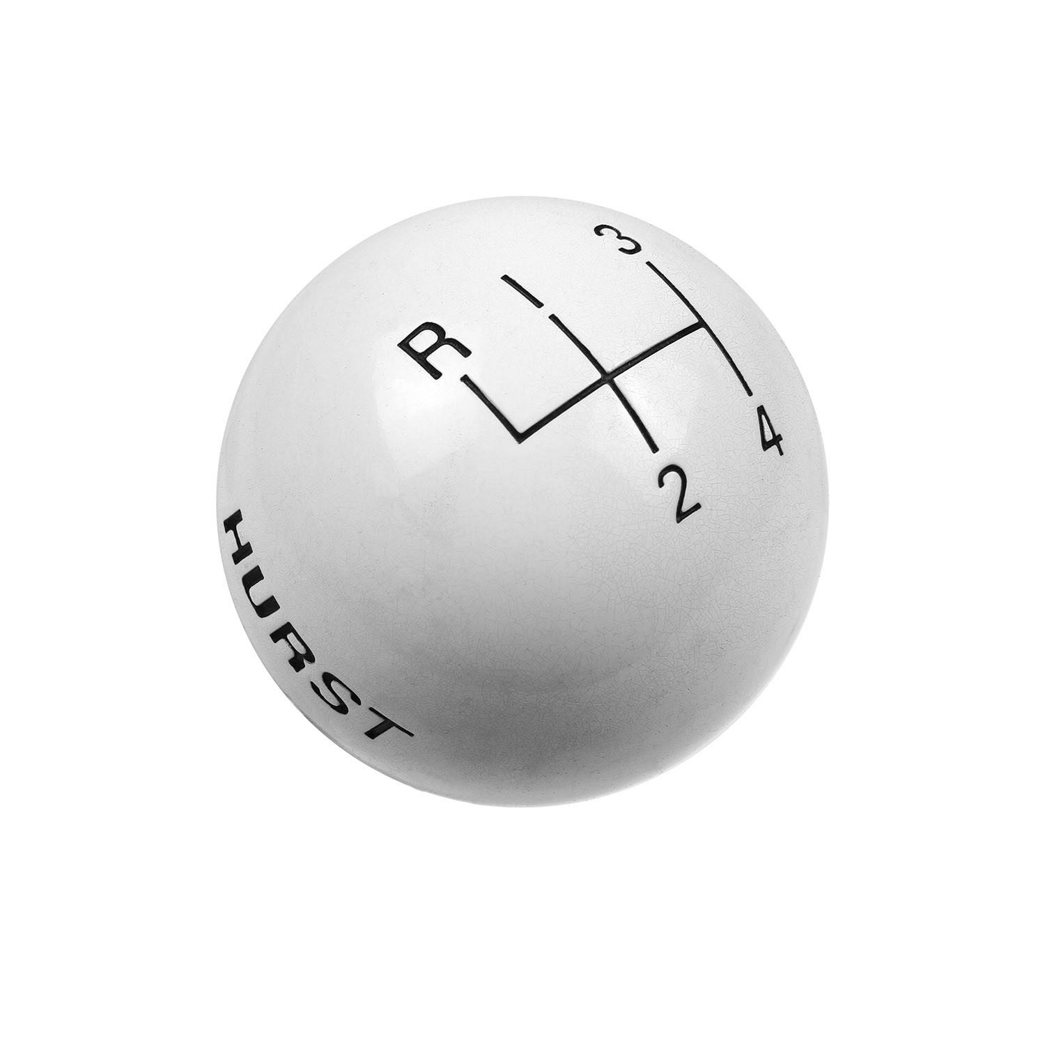 Hurst 1637626 Shift Knob - White 4 Speed 3/8-16 Threads Hurst 1637626 Shift Knob - White 4 Speed 3/8-16 Threads