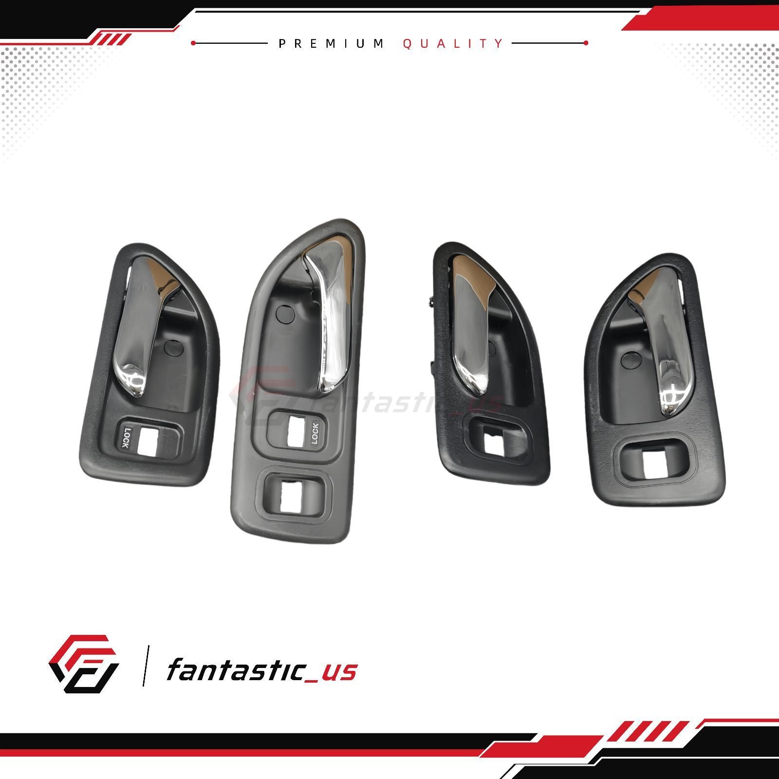 4x Door Handles Interior Right Left Front Rear Side For 94-97 Honda Accord USA