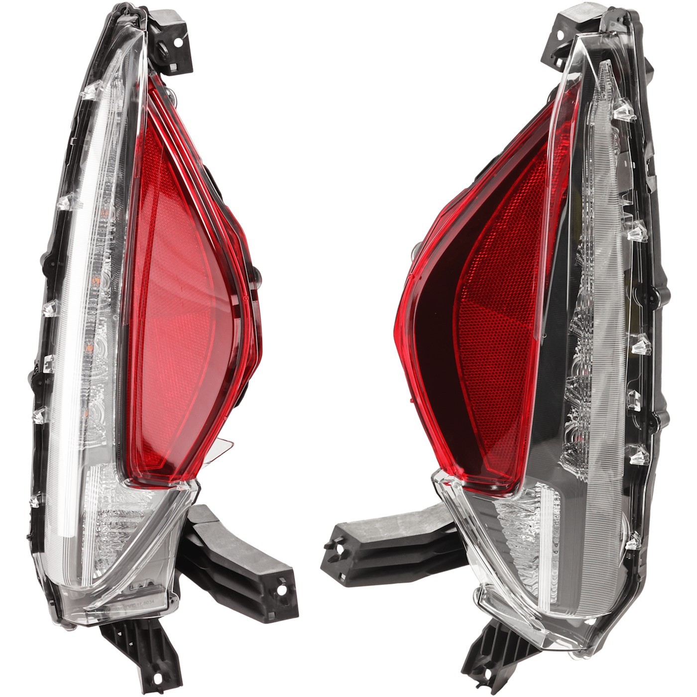 Pair Set of 2 Turn Signal Lights Rear Driver & Passenger Side Left Right