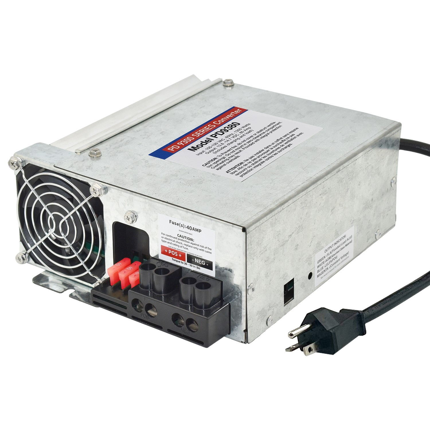PD9380 replacement PD9300 Series RV Power Converter/Battery Charger for Camper