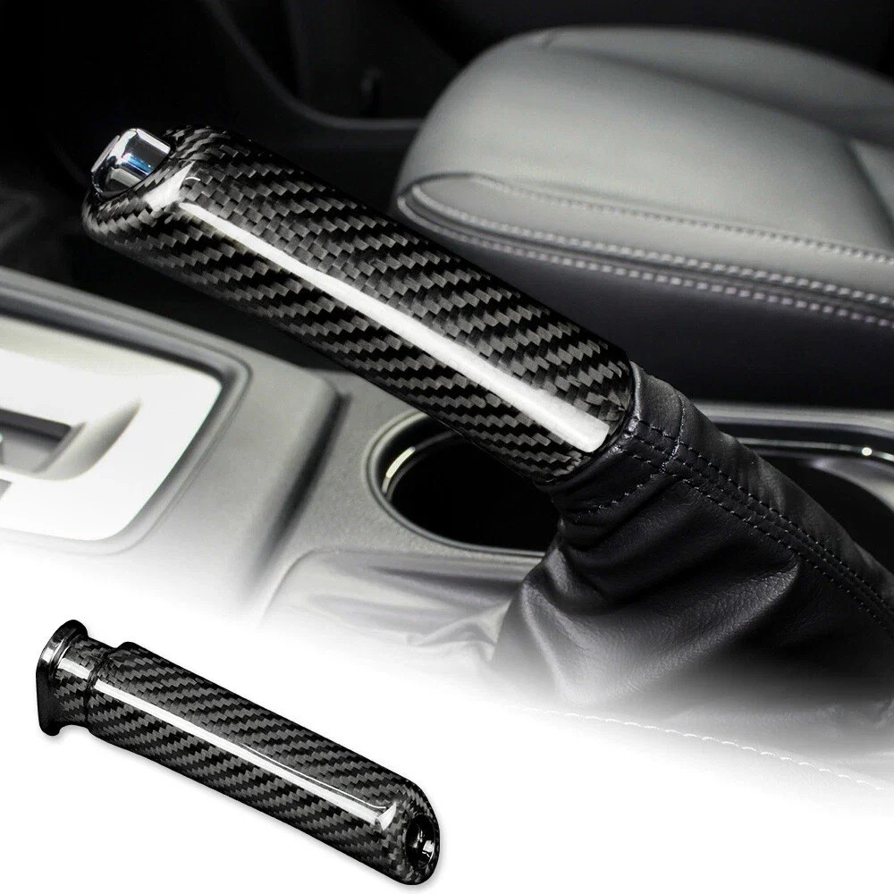 2007-2022 SUBARU WRX & STI REAL CARBON FIBER PARKING E BRAKE HANDLE HANDBRAKE