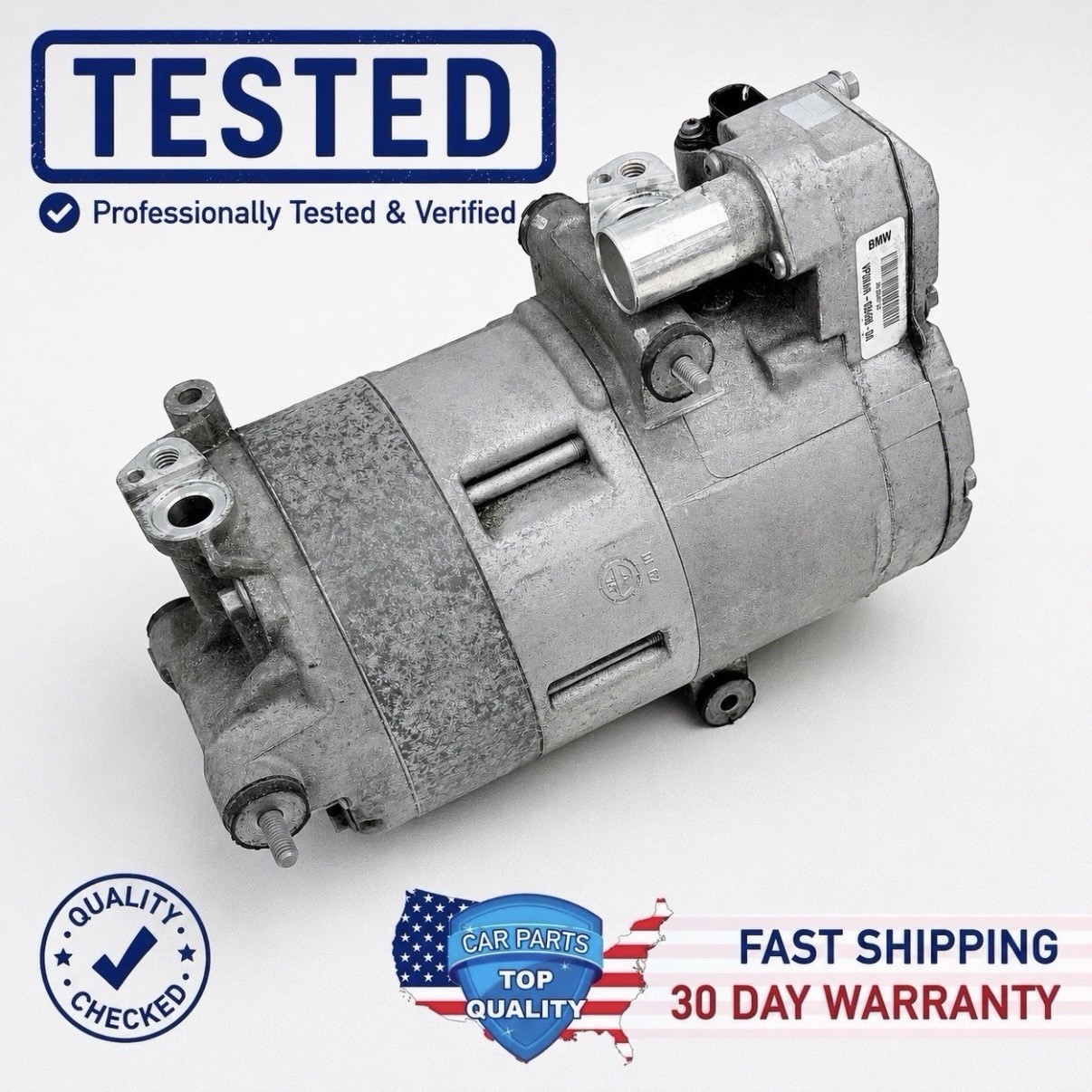 2014 - 2021 BMW i3 I01 Hybrid A/C AC Air Conditioning Compressor OEM 64k Miles