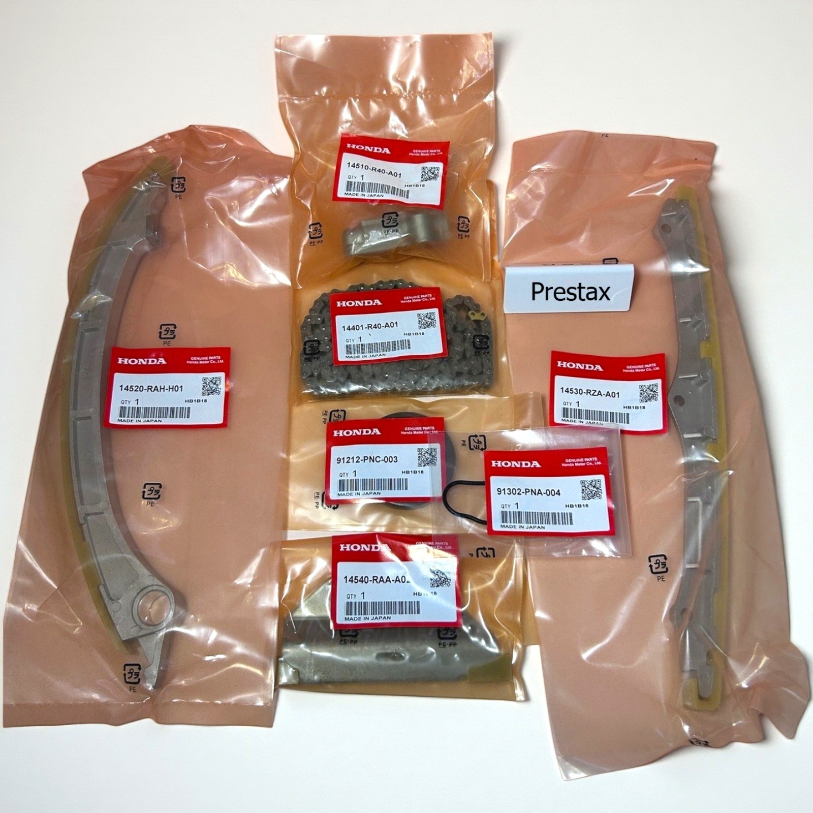 OEM Timing Chain Kit 14401-R40-A01 For Honda Accord & Acura TSX K24A 2.4L 7PCS