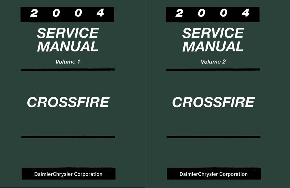 2004 Chrysler Crossfire Shop Service Repair Manual