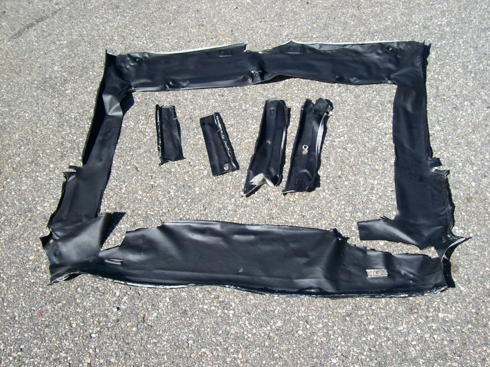 Porsche 968 944 Turbo S2 - BLACK Interior Headliner Inner Headlining Head Lining