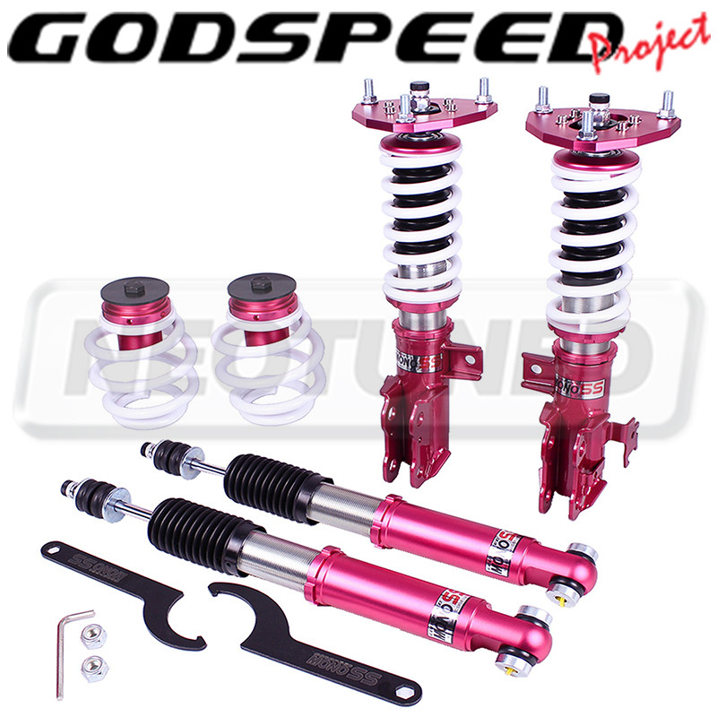 Godspeed MSS0920 MonoSS Coilovers Suspension Kit Camber Plate For Scion TC 11-16