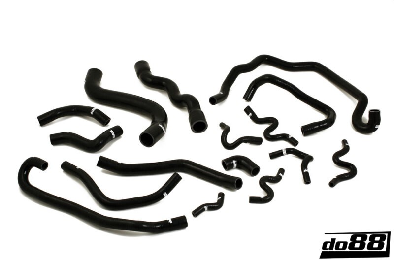 do88 For SAAB 9-3 2.8t V6 2006- Coolant Hoses Black