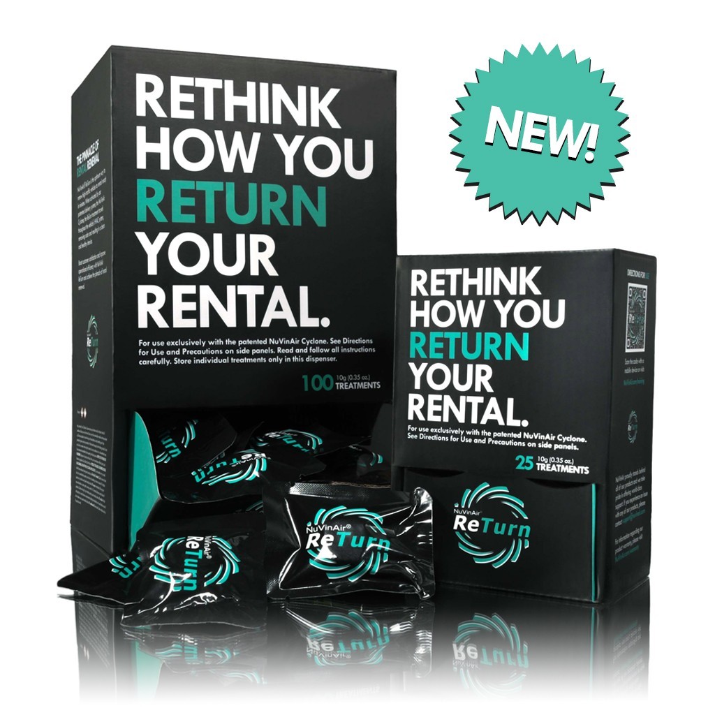 NuVinAir ReTurn - 25 count box of Professional Grade Odor Elimination Treatments