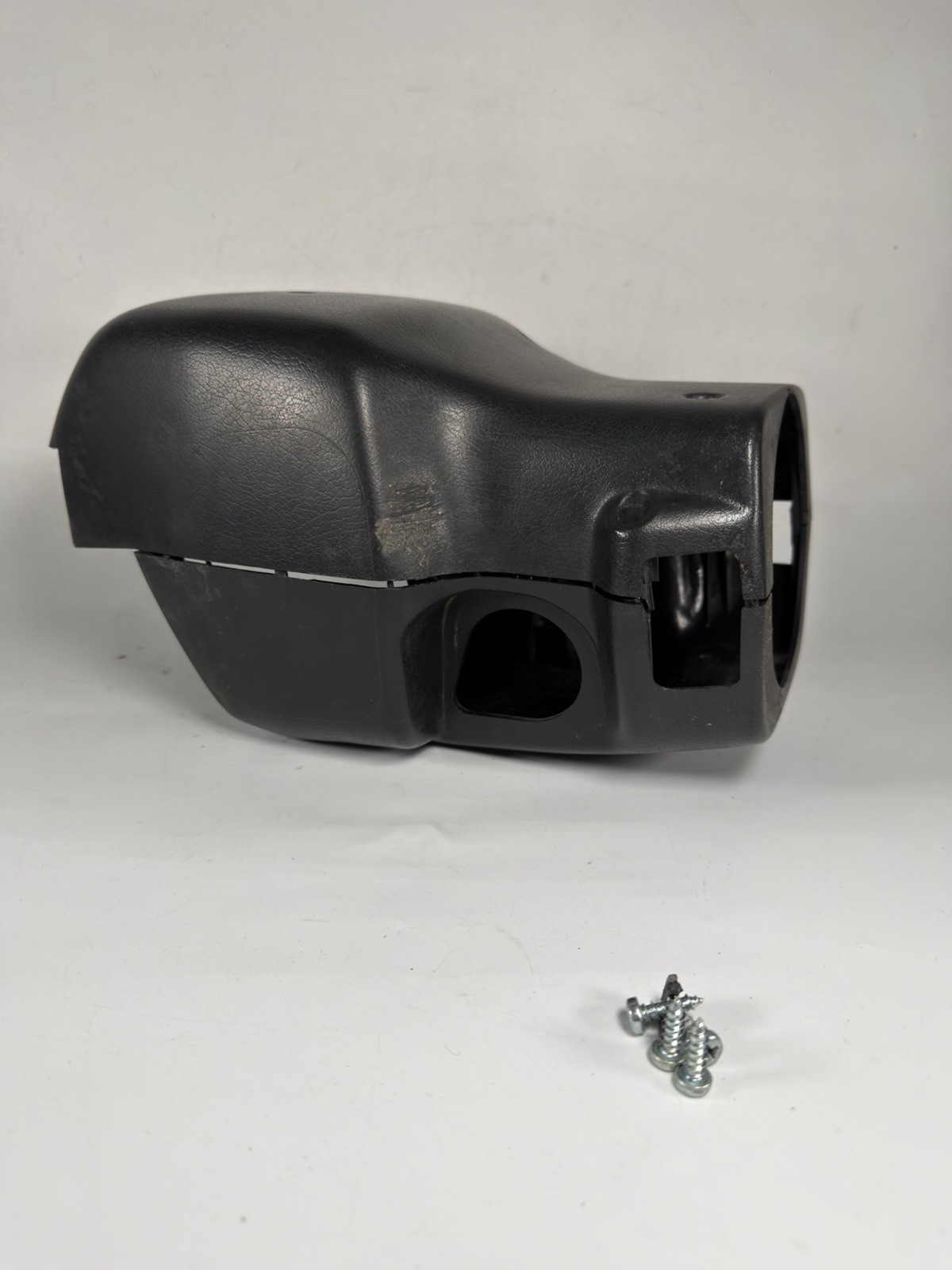 1994 1995 Nissan Pathfinder Hardbody D21 Steering Column Cover BLACK oem BROKEN