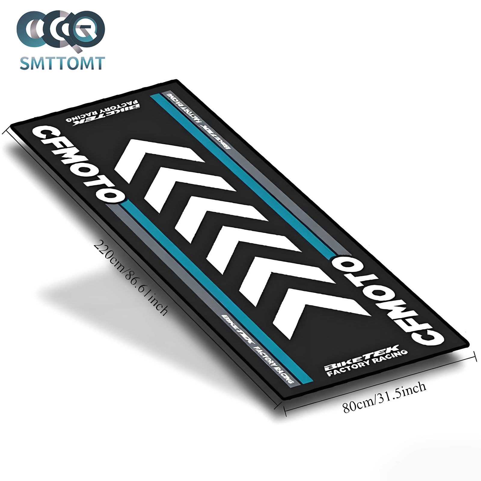 Motorcycle Garage Showroom Pit Mat Workshop Factory Racing 220X80CM For CFMOTO