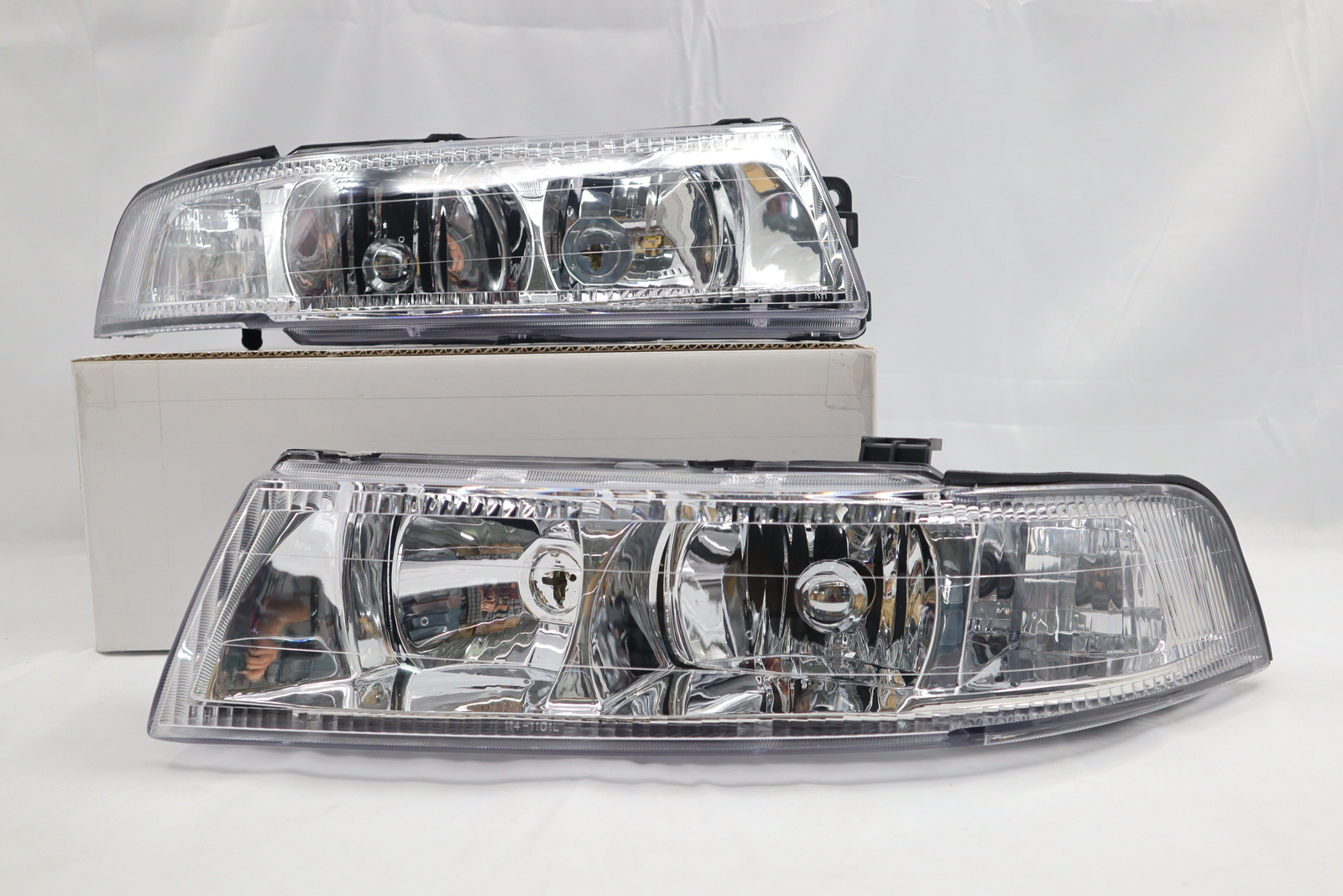 Mitsubishi Lancer / Evolution Evo V VI 5 6 Chrome HeadLight 1998~1999~2000 2001