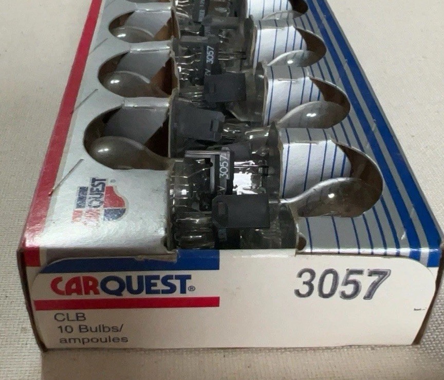 Carquest 3057 Automotive Miniature Light Bulbs Lot of 9 Vintage NOS Carquest 3057 Automotive Miniature Light Bulbs Lot of 9 Vintage NOS