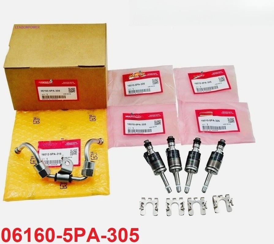For 2017-2023 Honda Civic 1.5L Injector Kit Fuel 06160-5PA-305 16012-5PA-315