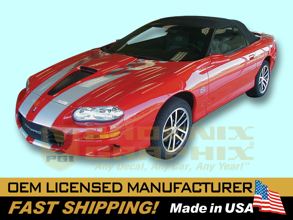 2002 Camaro SS 35th Anniversary Stripe Ram Air Decals fits 1998-02 COMPLETE 