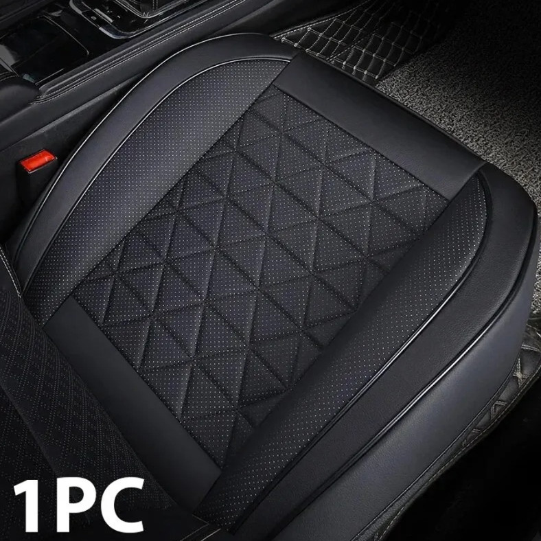 1pc Front Car Seat Cover PU Leather Seat Cushion  Auto Seat Protector Pad - NEW