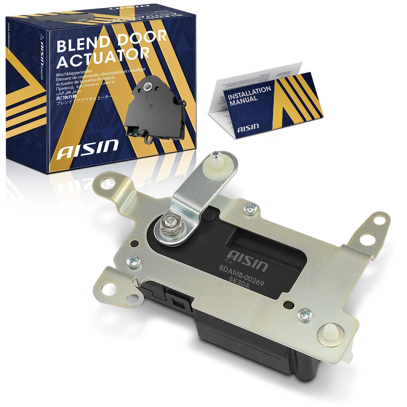AISIN Main HVAC Blend Door Actuator Temperature for Toyota 4Runner 1999-2002