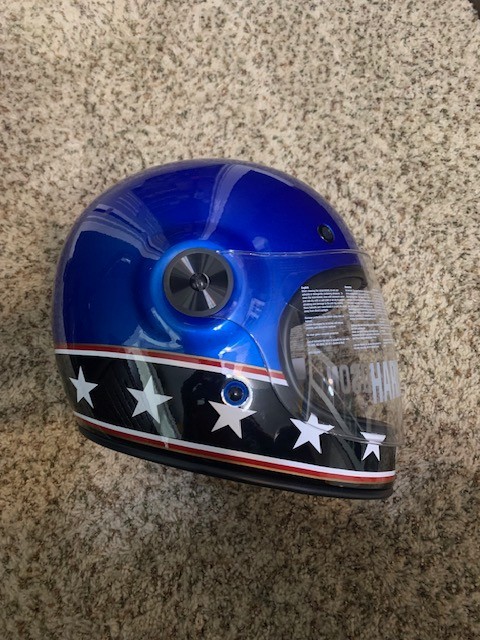 New Harley Davidson Full Face Helmet Blue Vintage Supernova 97206-22VX Sz Small New Harley Davidson Full Face Helmet Blue Vintage Supernova 97206-22VX Sz Small