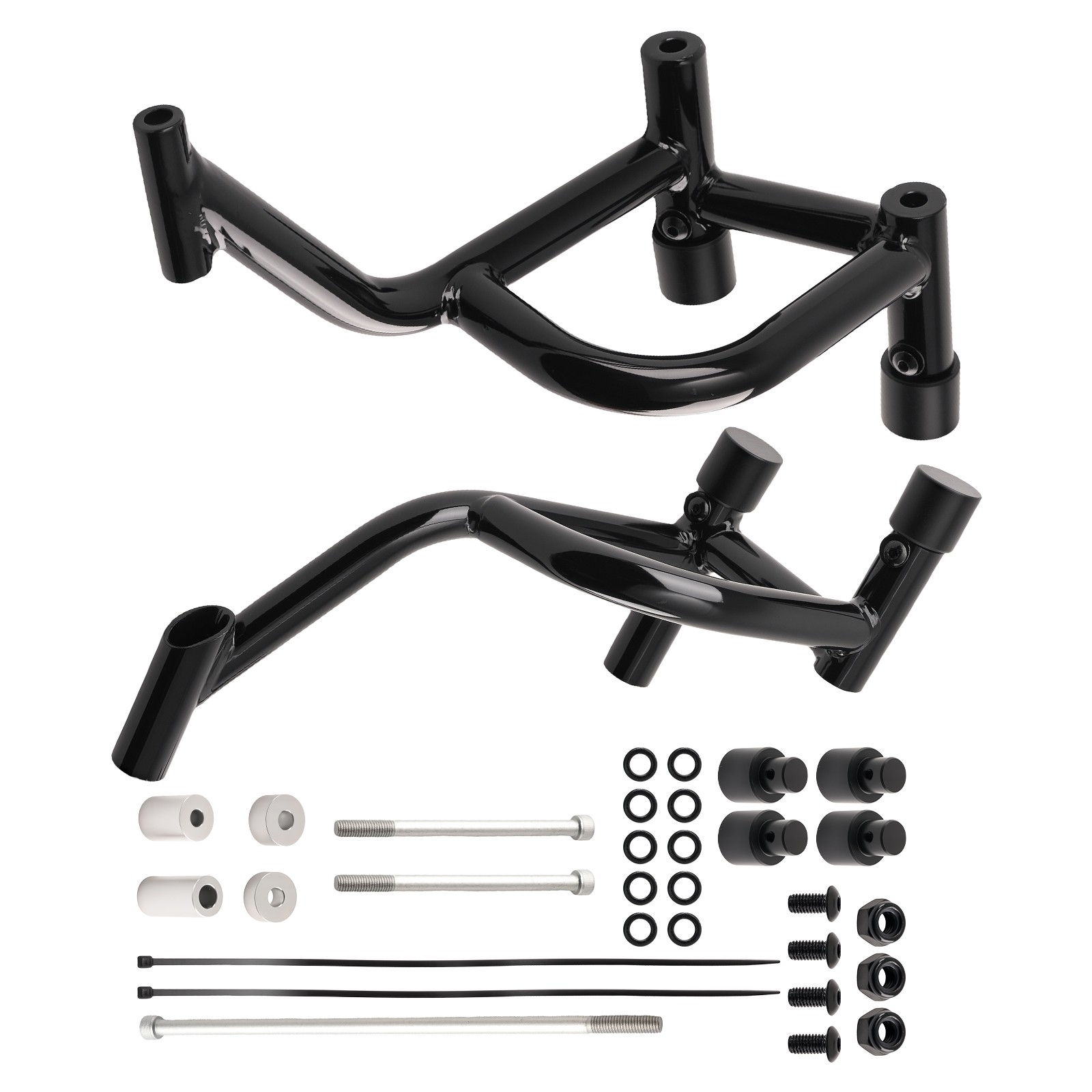 Front Engine Guard Crash Cage for Kawasaki Ninja 650 2017-2024 Steel Returned