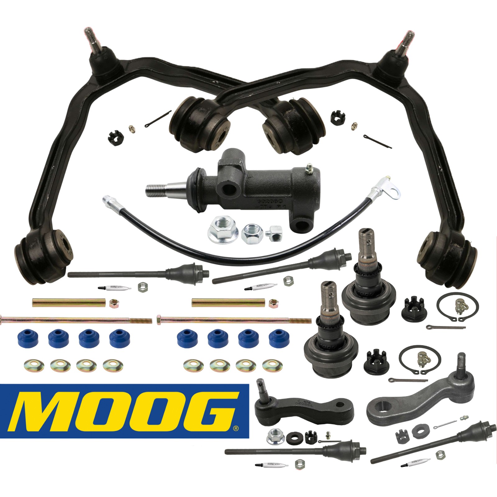 MOOG 13PC Set Front End Steering & Suspension Kit for Chevy GMC Pickup Truck SUV