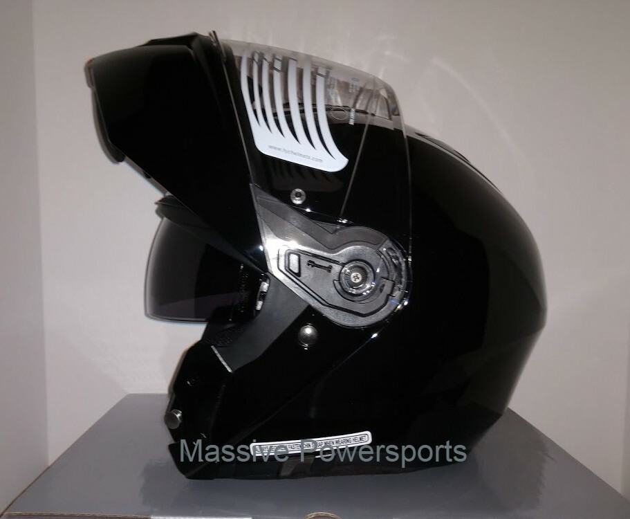 HJC i90 Modular Sunscreen Motorcycle Helmet Black S M L XL 2X 3X 4X 5XL I-90 BK