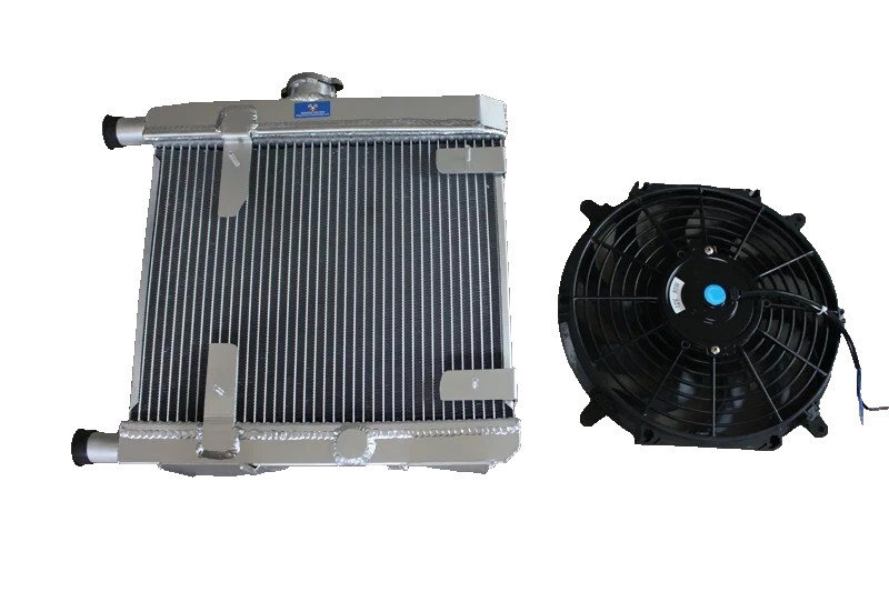 FIT Lancia Fulvia 1.3 V4 67-76 Aluminum Radiator & 12