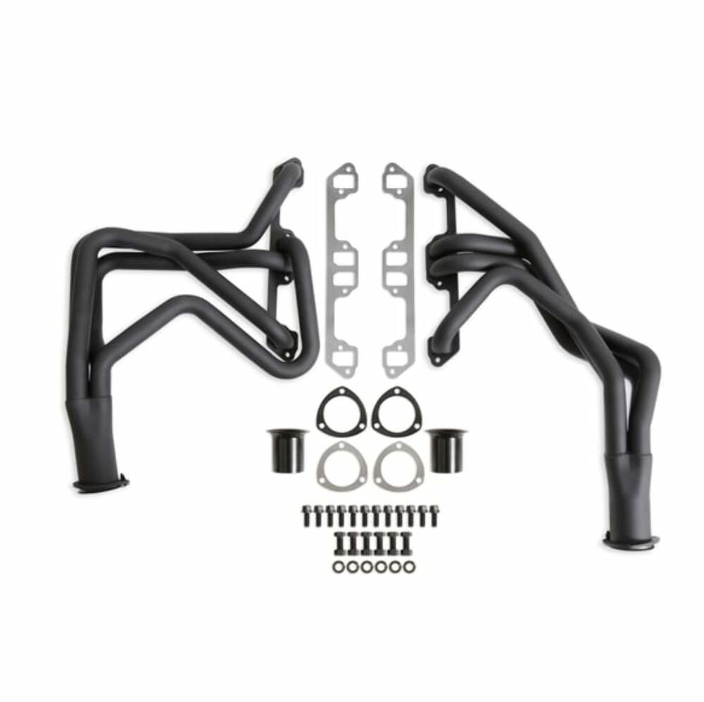 Flowtech Long Tube Header for 1966-74 Dodge/Plymouth - Black Paint 13100FLT