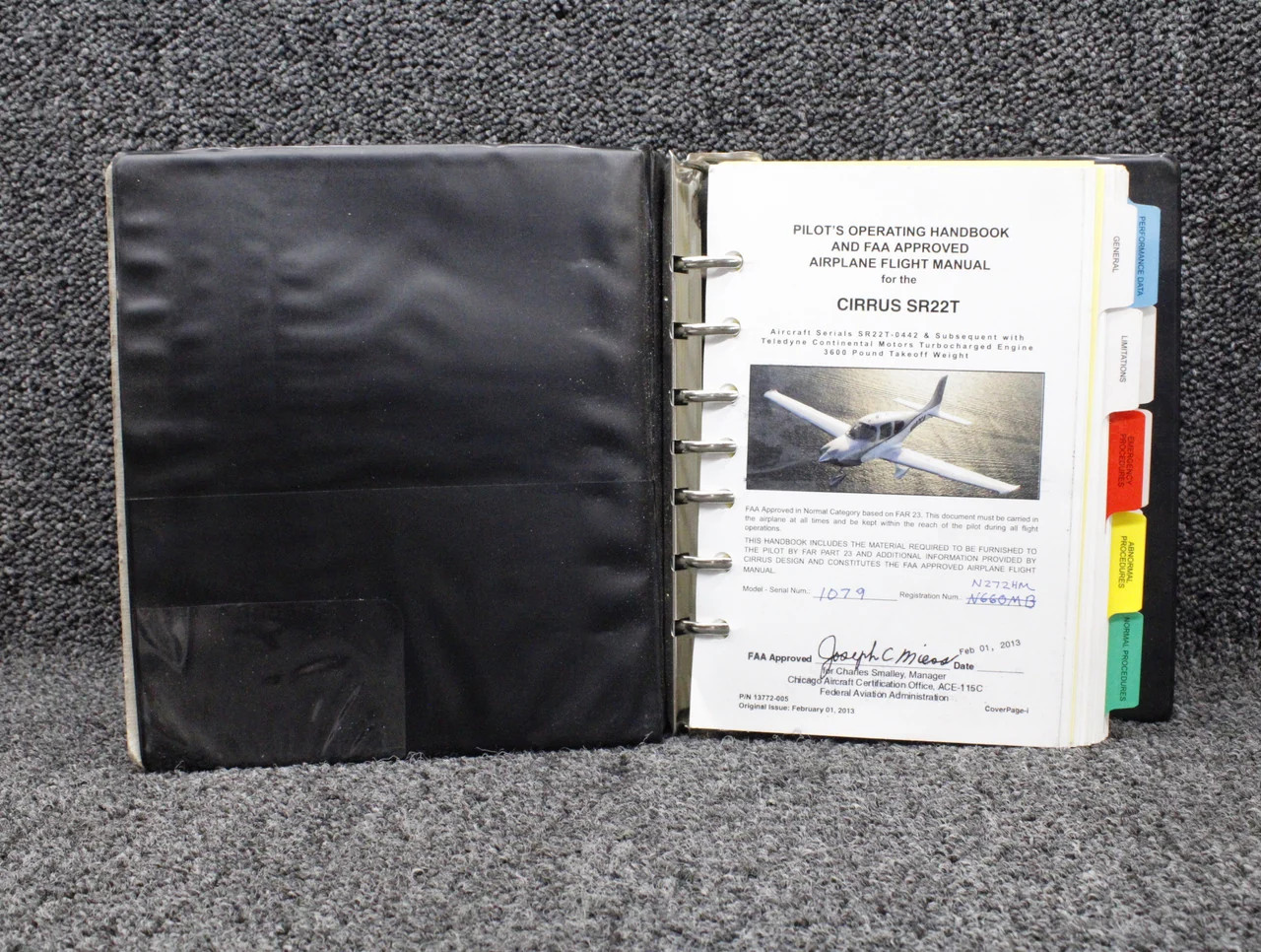 13772-005 Cirrus SR22T Pilots Operating Handbook (Issued: 2-1-2013)