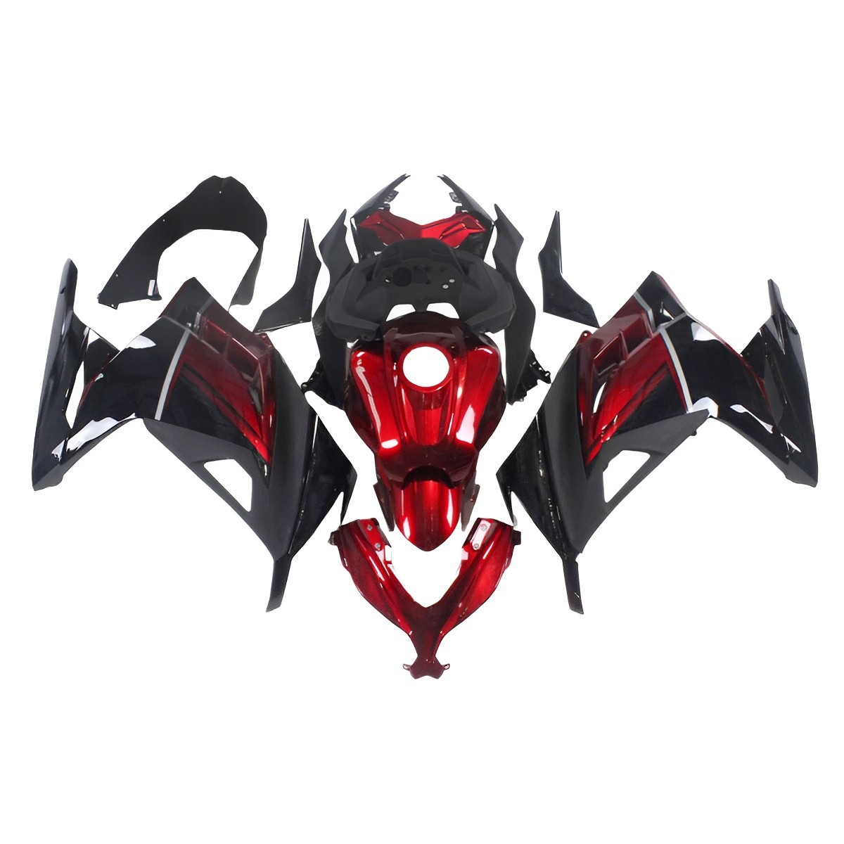 Injection Full Fairing Kit for Kawasaki Ninja 300 2013-2017 Red Black Bodywork Injection Full Fairing Kit for Kawasaki Ninja 300 2013-2017 Red Black Bodywork