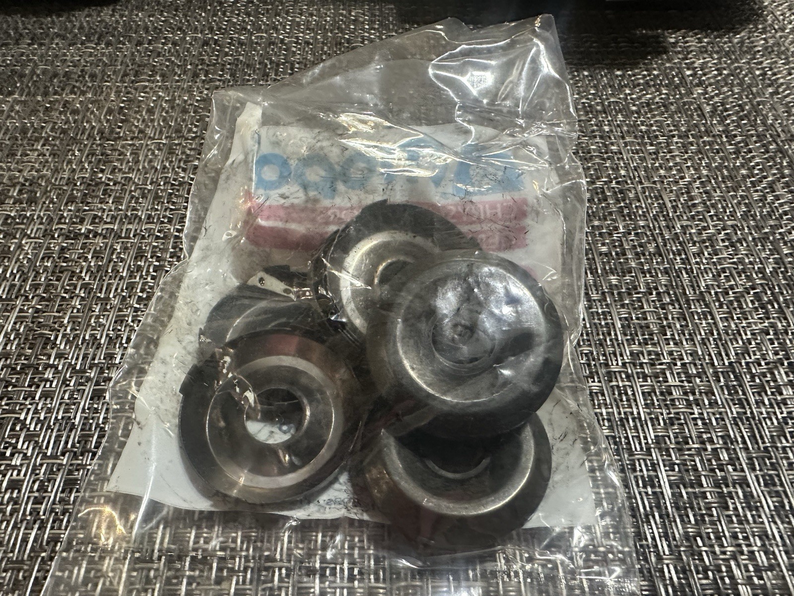 Nos 1990s Mopar Deck Trunk Lock Cylinder Cap Black 4378799 10 Pieces