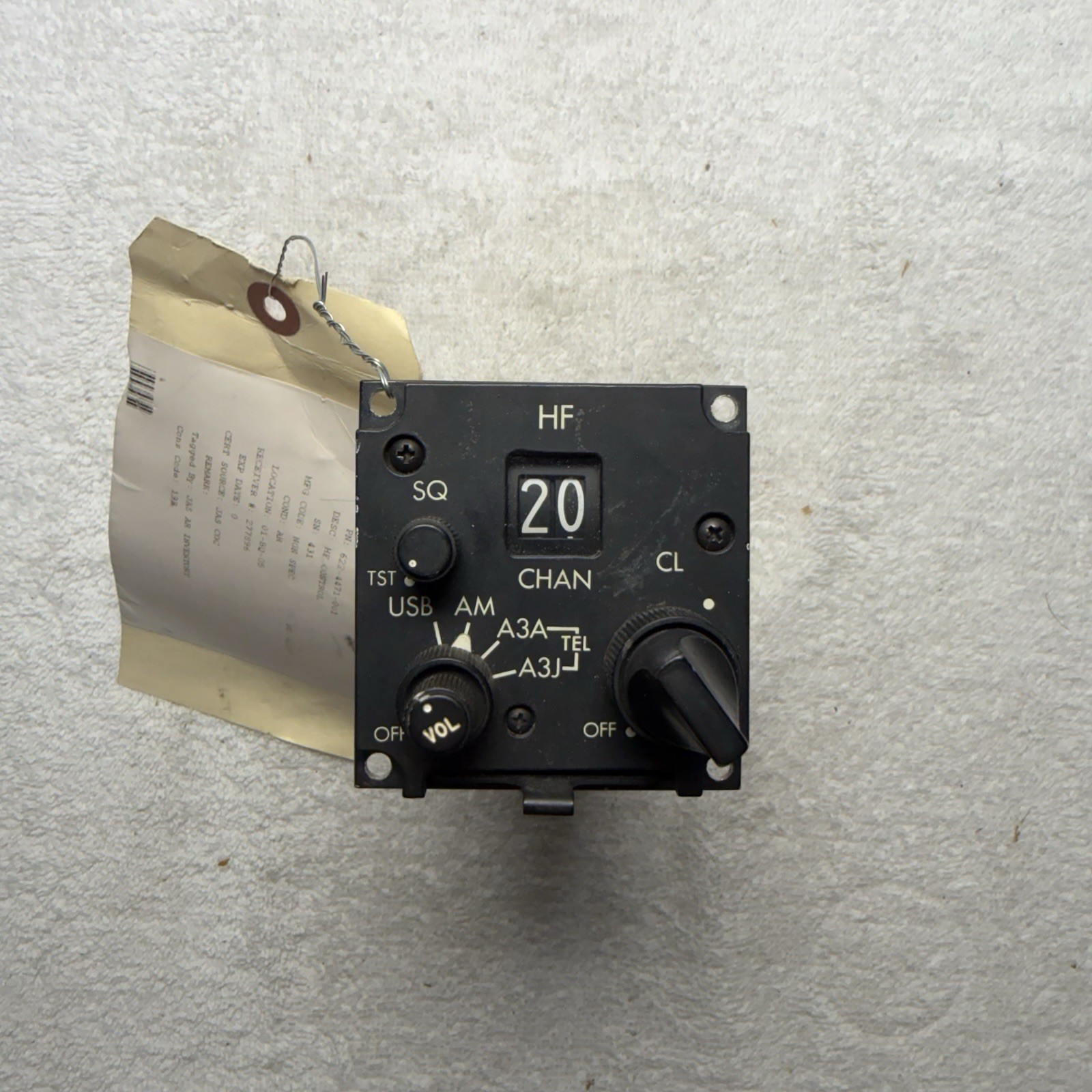Collins CTL-201 HF Control PN: 622-4471-001