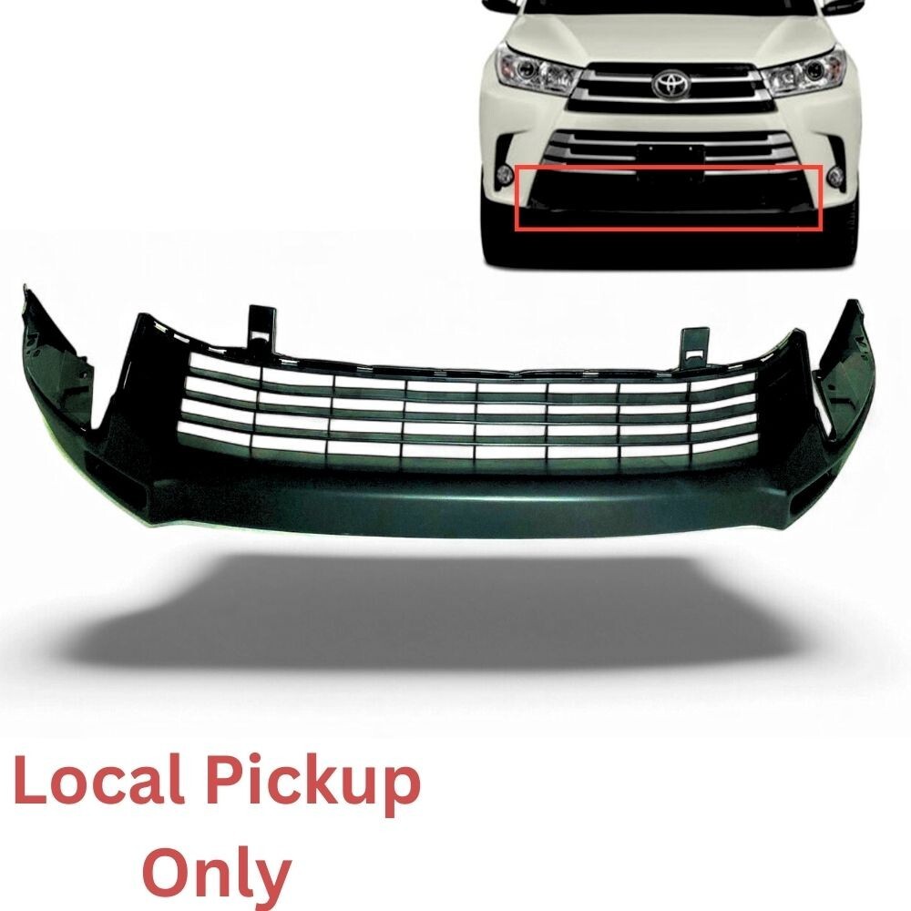 Fits 2017 2019 Toyota Highlander Grille Front Bumper Lower Grille Local Pickup