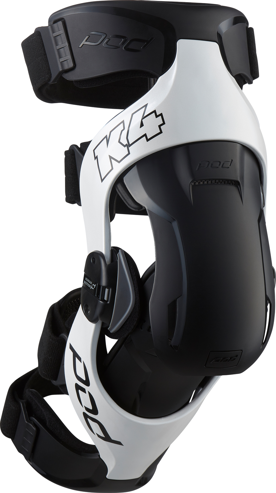 POD - K4 V2.0 Knee Brace Pr Wht/Blk XS/S | K4024-058-XS/SM