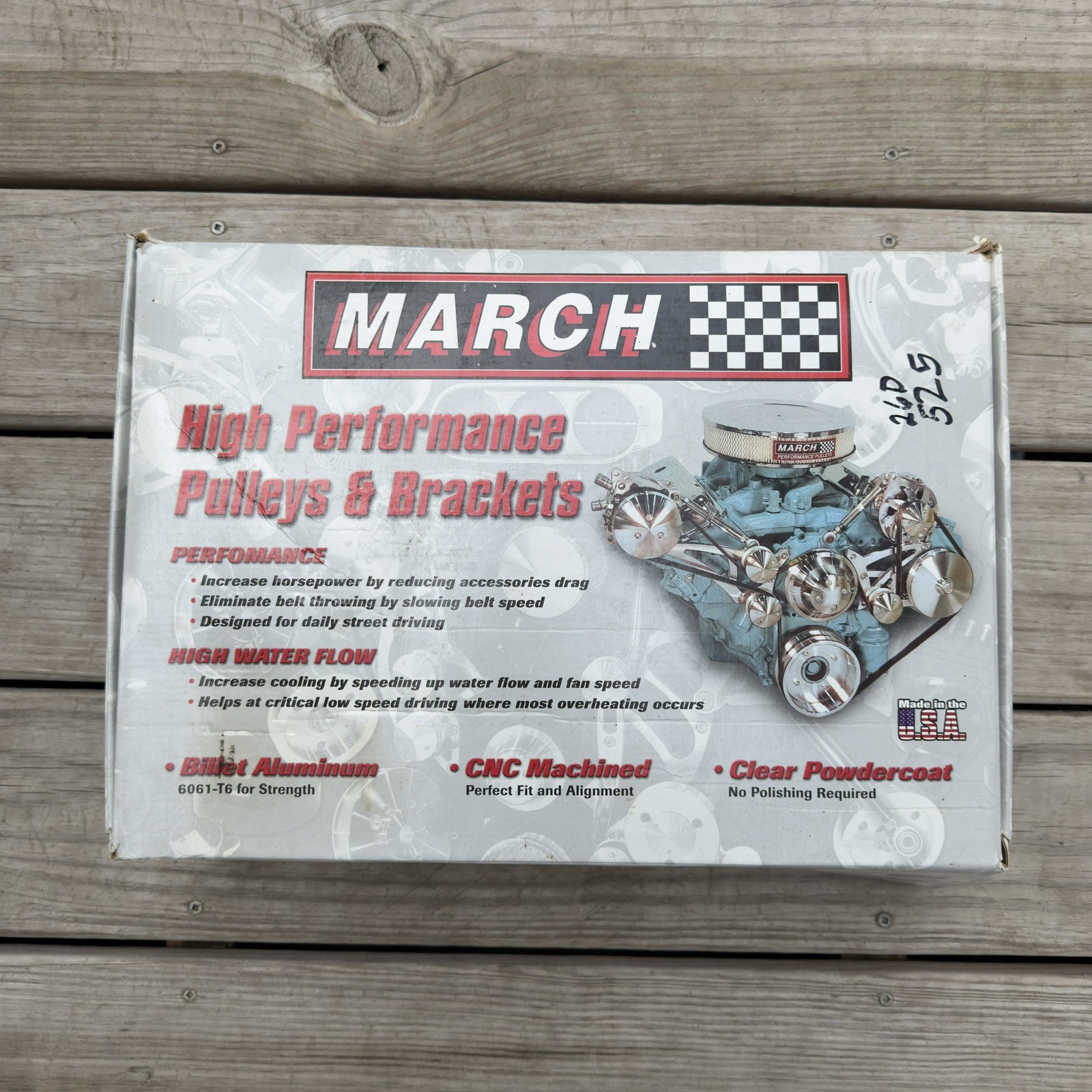 MARCH PERFORMANCE 70-78 BB Pontiac 3pcs Pulley Set- 13030 MARCH PERFORMANCE 70-78 BB Pontiac 3pcs Pulley Set- 13030