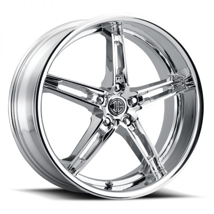 2CRAVE Number 38 Rim 18X8 5X120 Offset 35 Chrome (Quantity of 1)