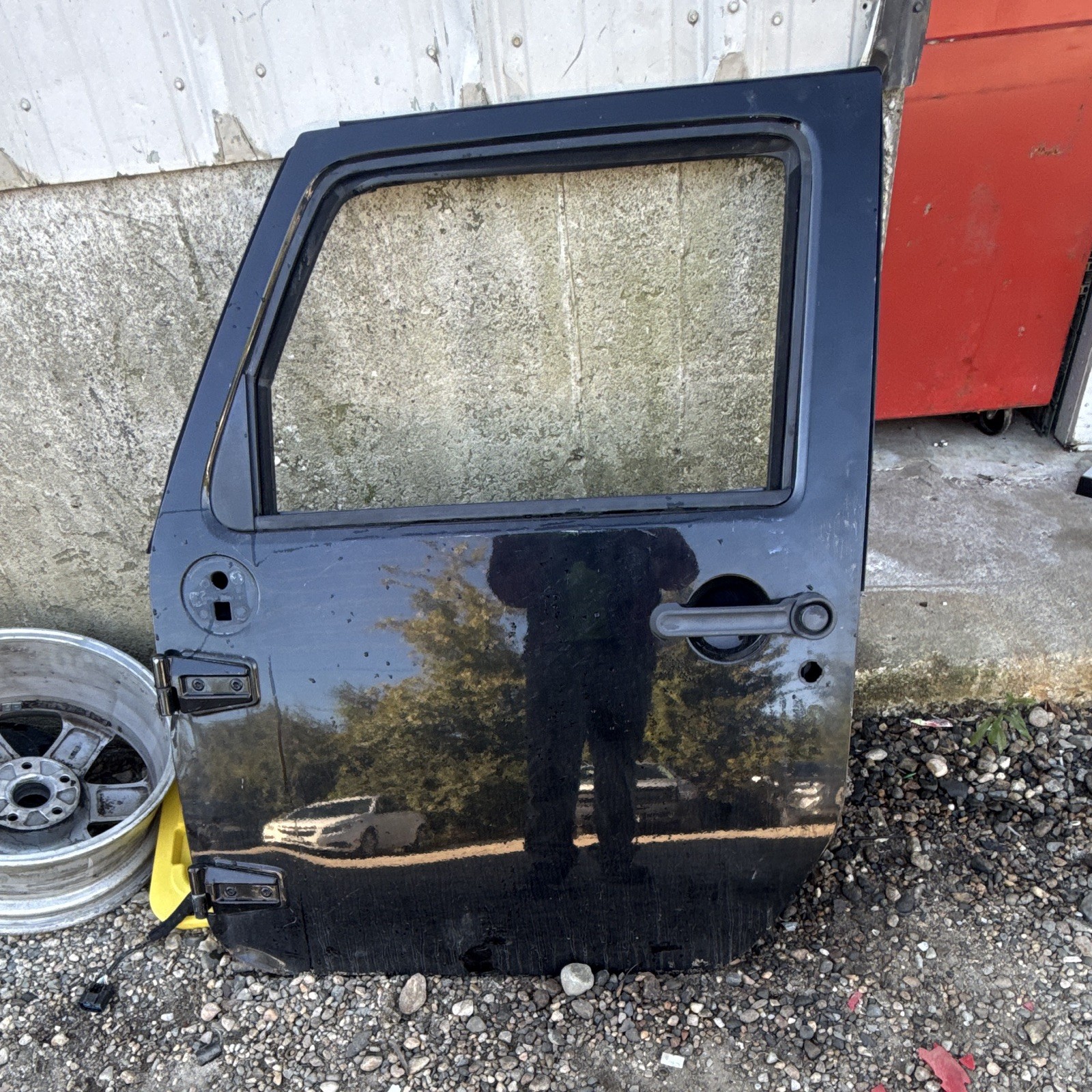 2011-2018 Jeep Wrangler JK Front Passenger Door - OEM Black PX8 (Power)