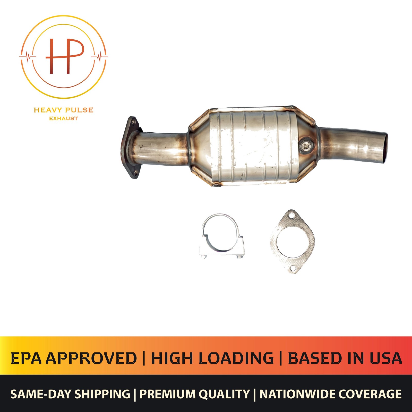 Right Catalytic Converter for 2002-2005 GMC Sierra 2500 HD 6.0L V8 GAS OHV