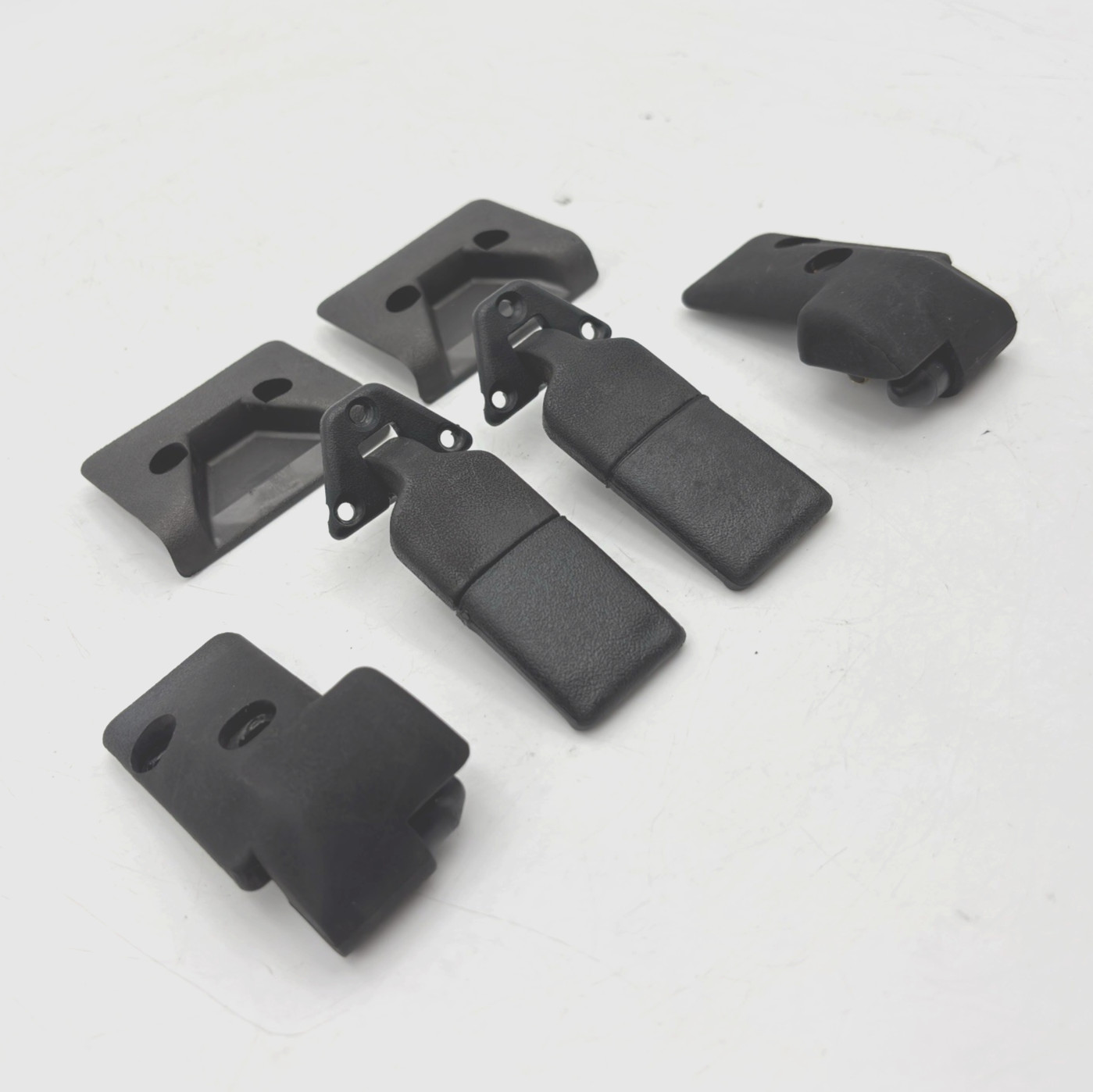 1985-1991 Porsche 944 951 Sunroof Latch Striker Plate Hinge Mount Set OEM Black 1985-1991 Porsche 944 951 Sunroof Latch Striker Plate Hinge Mount Set OEM Black