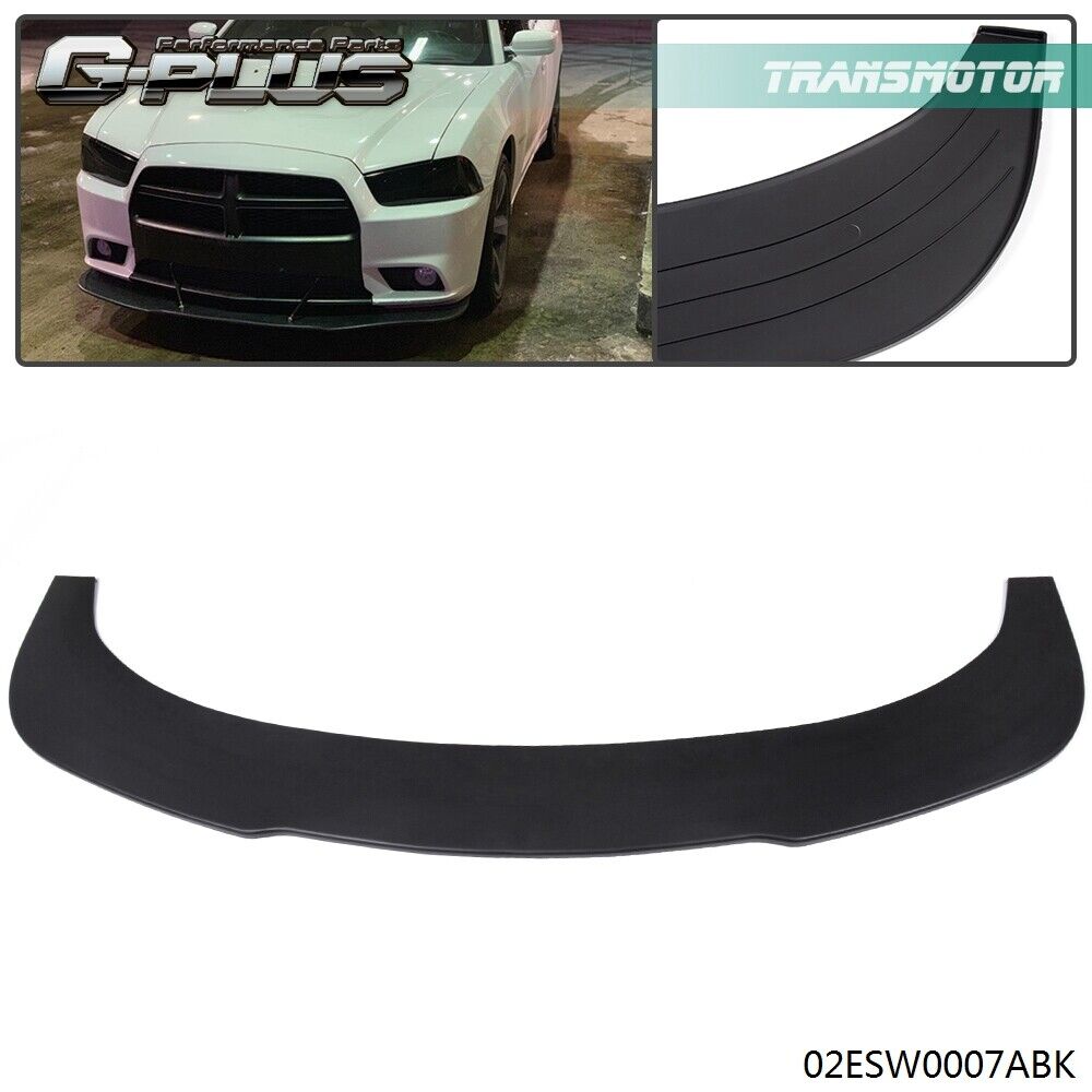 Fit For Universal Front Bumper Lip Flat Splitter Plate Under Panel Diffuser New