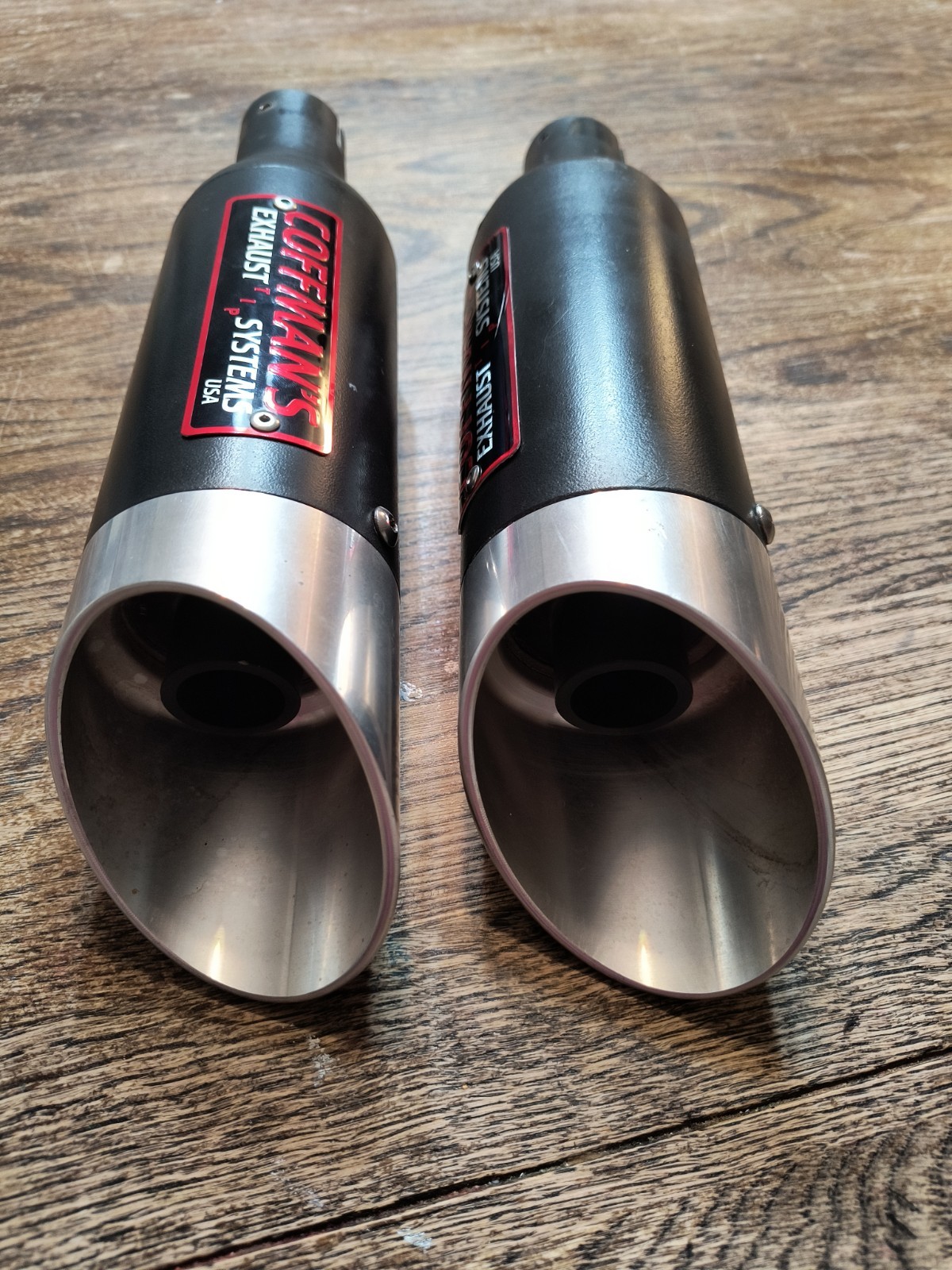 Kawasaki Ninja 500 500R EX500 Duals (1987-2009) Coffman Exhaust Muffler Baffle Kawasaki Ninja 500 500R EX500 Duals (1987-2009) Coffman Exhaust Muffler Baffle