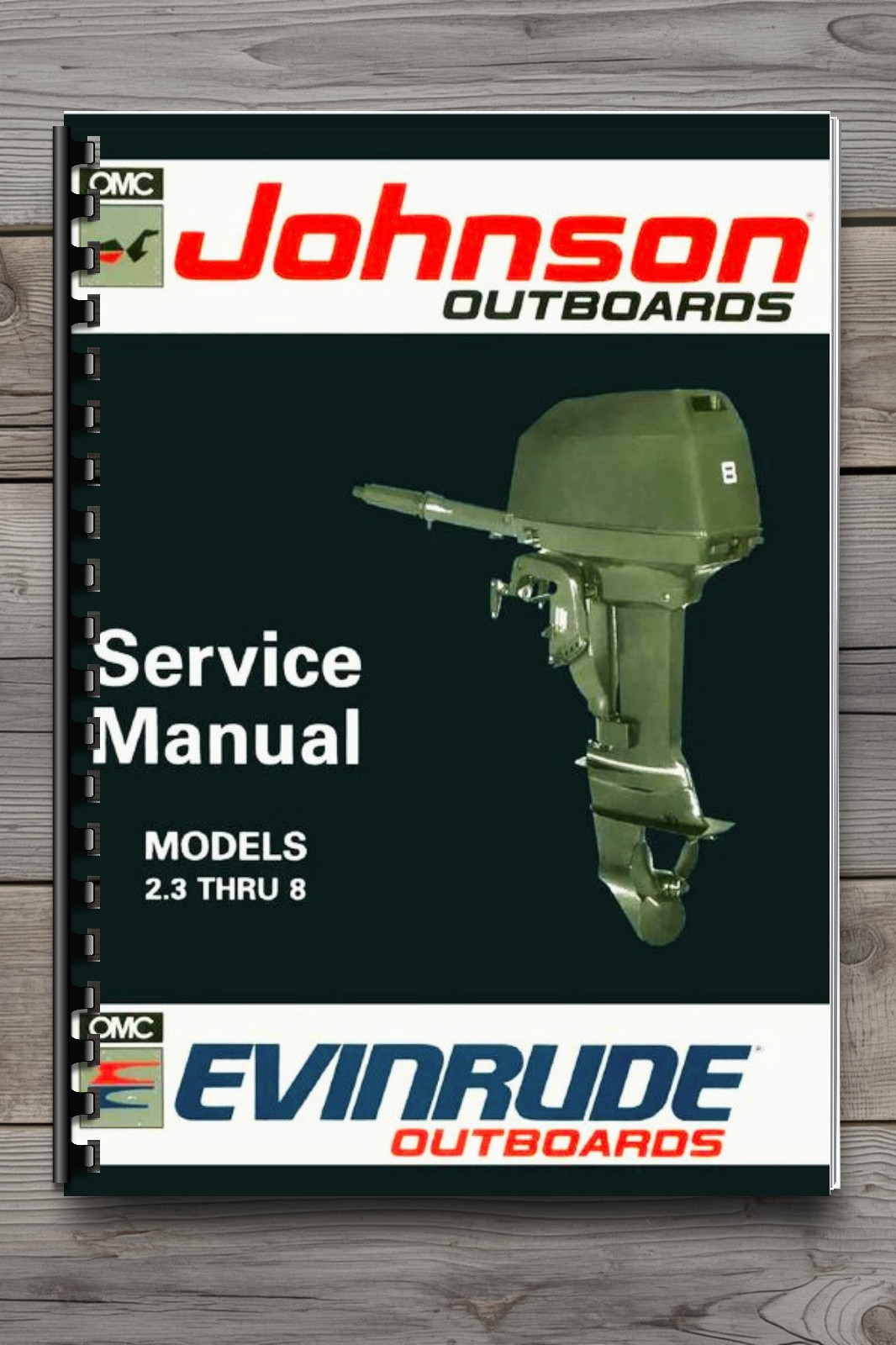 1992 2.3-8 HP Outboard Service Manual Comb Bound English