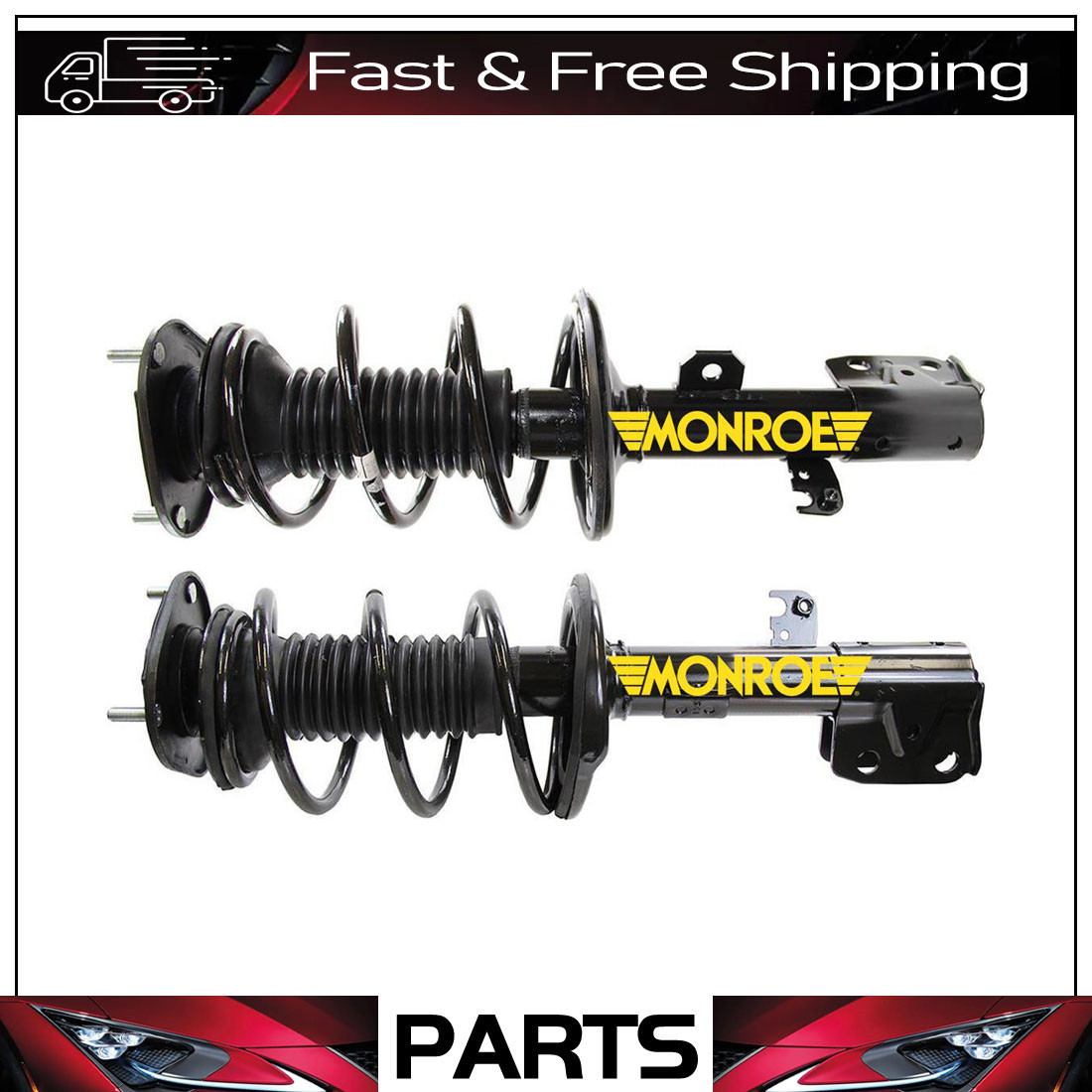 Monroe Genuine OEM Front Struts For 2009-2013 Toyota Corolla Lifetime Warranty