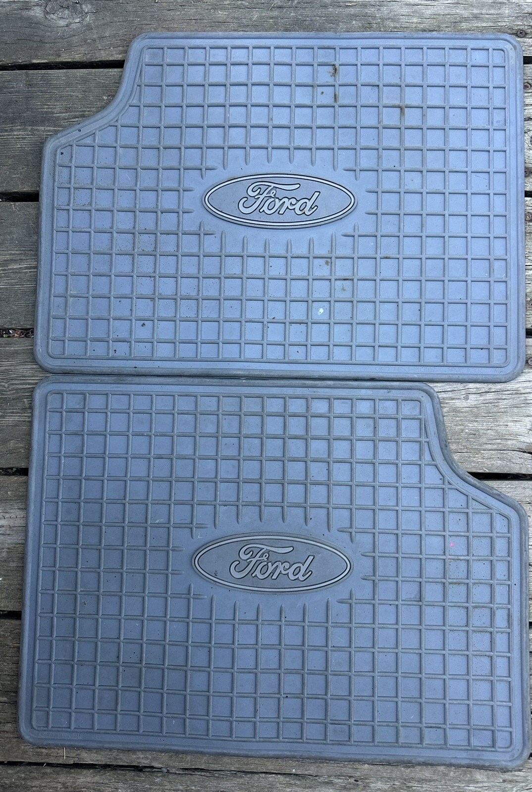 Vintage Ford Rubber Floor Mats