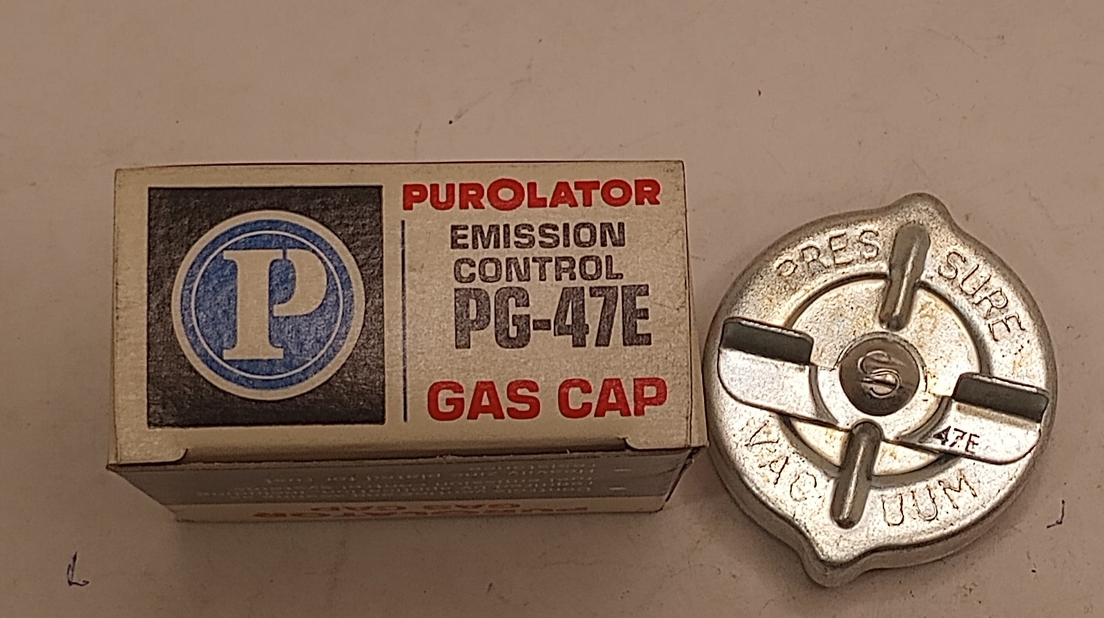 NOS Purolator Fuel Gas Tank Cap PG-47E Made in USA NOS Purolator Fuel Gas Tank Cap PG-47E Made in USA