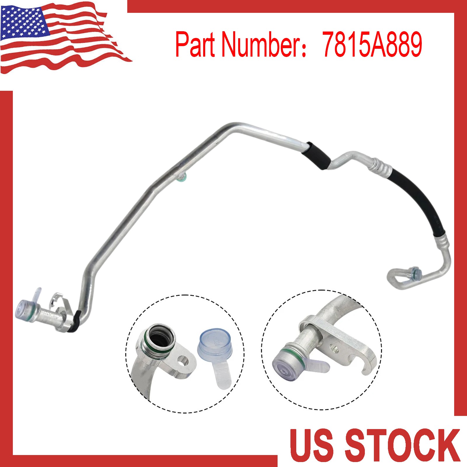 New Air Conditioner Suction Low Side Hose For 2014-20 Mitsubishi Mirage 7815A889