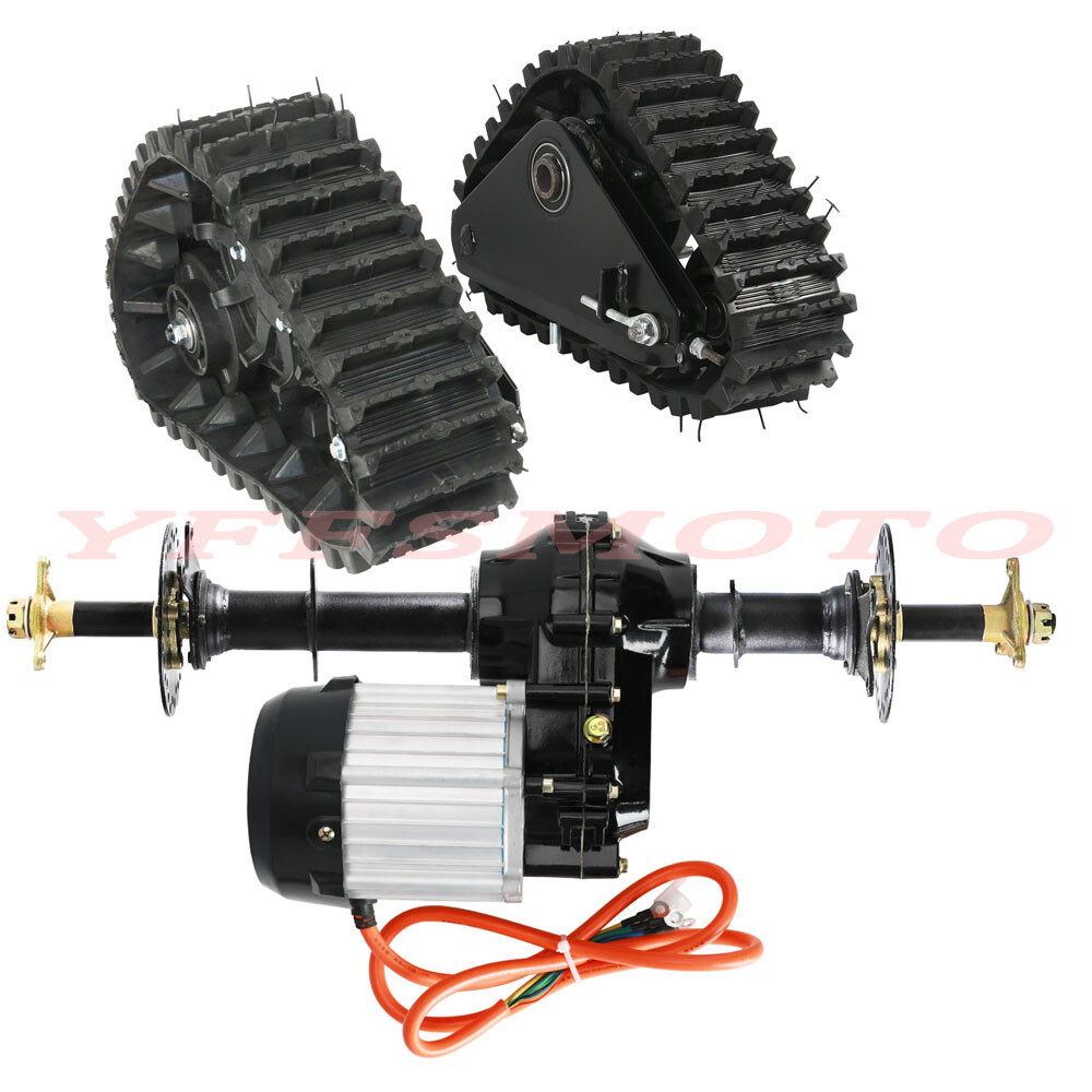 Rear Wheel Track + 30\'\' Differential Axle Kit + 36V 1000W Motor for ATV UTV Quad