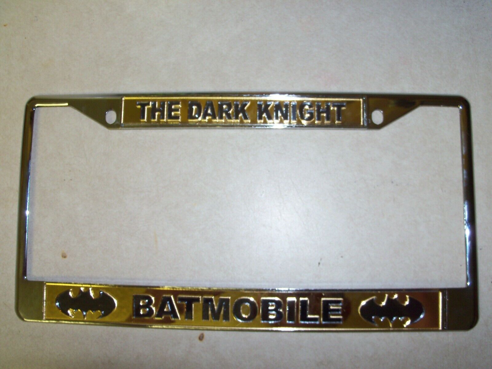 Batman, Bat Mobile, The dark Knight, Inspired Acrylic Mirror License Plate Frame