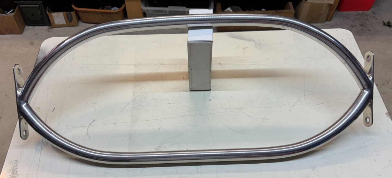 1965 AC Shelby Cobra front bumper hoop remanufactured. 1965 AC Shelby Cobra front bumper hoop remanufactured.