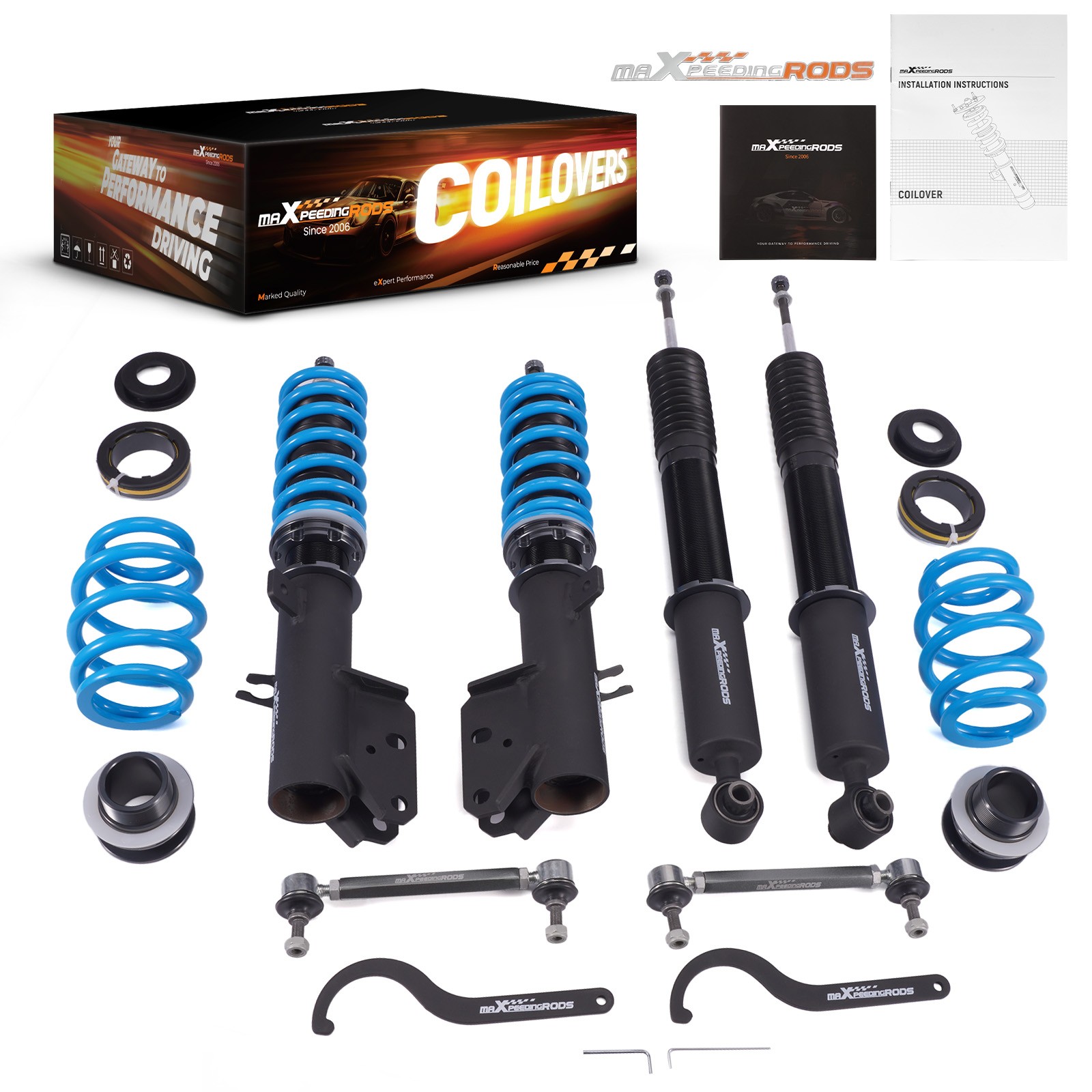 Height Adjustable Coilovers Struts Fit Holden Monaro 02-06 / Pontiac GTO 04-06